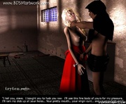 Busty blonde humiliated in the basement of the castle!