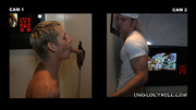 Mouthful of hot jizz gay is happy to be the main part of the ungloryhole