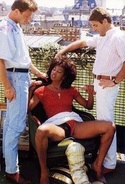 Black and hot seventies chick fucked hard Miami Vice style