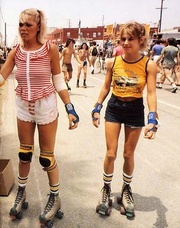 Two skater girls pleasing a seventies dude they picked up