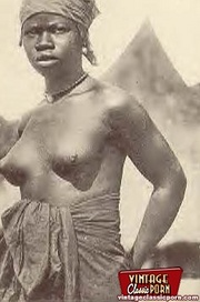 Several nude African ladies from the twenties showing it all